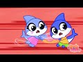 Baby Shark is Born 👶 Meet New Sibling 🍼 Best Kids Cartoons & Nursery Rhymes by Sharky&Sparky