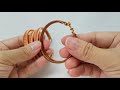Coil spring bracelets | thick bangles | Unisex | How to make | Wire jewelry | Handmade | DIY 565