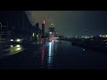 4K Dreamy Ambient City Night Rain, Virtual Walk, Minneapolis Stone Arch [ASMR Walk in the Rain]