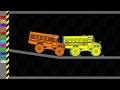 Stickman Cars: Monster Trucks - Survival Race in Algodoo #3