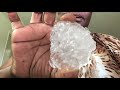 ASMR SHAVED ICE EATING FROM A BAG - PART 1 |CE EATING | TALKING!