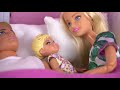 Barbie & Ken Family Cleaning Routine - Toddler Supermarket Shopping