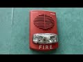 Hotel fire alarm part 3 simplex speaker strobe