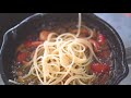 이렇게 쉬워? 감바스 알 하이요,  알리오 올리오 파스타 만들기 레시피 Gambas al Ajillo & Aglio Olio ASMR