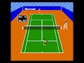 Tennis (FC · Famicom / NES) original video game | level 1 thru level 6 session 🎮