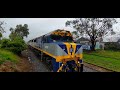 Steel Coil train goes fast thru an Aussie Station as the Doodlebug breaks down.  S3 E2.