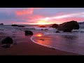 Sea, Sand, Sunset: 7 Minutes of Beautiful Sunset Therapy From California (4K Video)