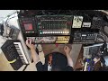 Psychedelic jam session - KORG ms-20, TR-8, analog four, line6, volca - (BURG - The saucer people)