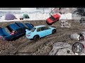 DANGEROUS Ice Roads! | BeamNG Multiplayer w/ @CamodoGaming & @Neilogical