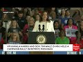 Kamala Harris Outlines Her ‘Day One Priority’ For Michigan Voters During Rally