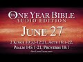 June 27 - One Year Bible Audio Edition
