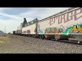 2 Mile Long Freight Train! | Two Union Pacific Railroad Trains Meet | Gothenburg, Nebraska