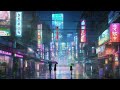 Lofi Sleep Rain Piano: 396Hz Rain Sounds for Deep Sleep | Tokyo Nightscape