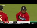 David Willey takes 34 from Nathan Lyon over