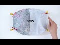 Quick and easy bag making/wrist bag making/mini eco bag making [Kim's sewing]