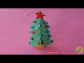 🎄Christmas tree with circle shape paper | Easy making Christmas tree 🎄| Christmas decorations ideas