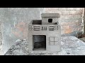 Making a miniature mud house / How to make a miniature clay house
