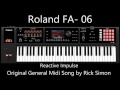 Roland FA-06 playing a custom General Midi file