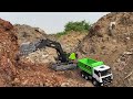 Proyek Penggalian Tanah, Dump Truck Huina1573, Huina1556, Exavator1593‼️