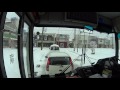 Japanese Bus Driver's view: From Shimokita Station to Oma [Shimokita Koutsu bus]