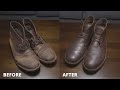 Ultimate Guide To Restoring Leather Boots // Back To Life In 4 Mins