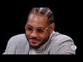 Carmelo Anthony Goes Hard in the Paint While Eating Spicy Wings | Hot Ones
