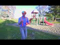 Blippi Visits Outdoor Play Park | Kids Fun & Educational Cartoons | Moonbug Play and Learn