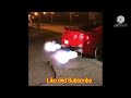 Nissan GT-R shooting flames