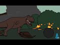 Jurassic World 2 Carnotaurus vs Sinoceratops (animated)