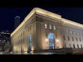 Union train station in Toronto at night