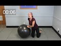 20 Minute Exercise Ball Workout