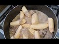 How to make Cameroon cow leg pepper soup with plantain/ Bouillon de pate de boeuf a la Camerounaise.