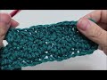 How To Crochet An EASY Stitch For Blankets and Scarfs  - Solid Wave