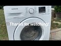 Stress test: EVEN HEAVIER carpet in Samsung washing machine!