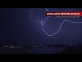 High Speed video of Anvil Crawler & Cloud to Ground Lightning in Bondi, Australia