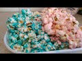 How to Make DIY Colored popcorn| Homemade blue popcorn, red popcorn