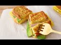 3 ways to make one pan egg toast! 5 minutes quick breakfast! Easy, Delicious and Healthy!