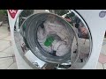 Stress test: EXTREME OVERLOAD in LG DirectDrive washing machine on QuickWash! (Final spin FAIL)