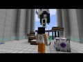 Portal: Modified Center Trailer (Minecraft texture packs and dungeon)