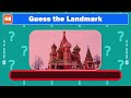 Guess the Famous Landmark Quiz... 50 Landmarks EVERYONE Should Know!