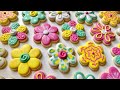 These Flower Cookies are Bright, Fun & Funky!