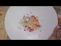 DIY WAX CANDLE SPRINKLES #HowToMakeCandleSprinkles #SprinklesForCandles #WaxSprinkles #Sprinkles