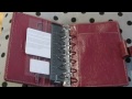 {Filofax} Vintage Pink Pocket Malden Close up View