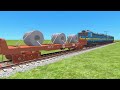 9 Trains Crossings Slowly On🍎Bumpy Railroads Crossing || train sim world 3 gameplay 2022