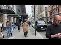 4K | SOHO New York City Walking Tour - MAIN SHOPPING AREA to Empire State Building| USA