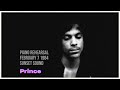 Prince (Piano Rehearsal ) Feb 84' in Sunset Sound