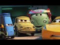 Disney Pixar Cars From the Box: Lightning McQueen, Chick Hicks, Sally, DJ, Francesco, Shu, Fillmore