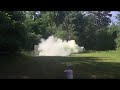 357 Revolver vs 20# fire extinguisher in slow motion