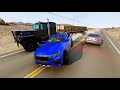 Realistic Car Crashes and Overtakes (01) - BeamNG Drive