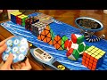 10 Puzzles Relay (including Rubik's cubes)
